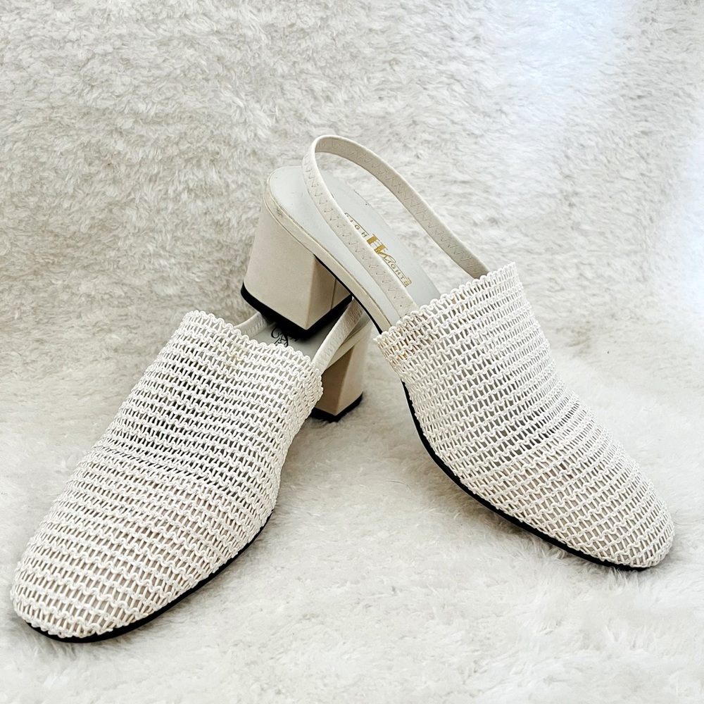 Vintage Slingback Mule Heel High Lights